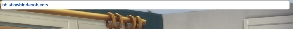 Une boîte de triche Sims 4 ouverte montrant le code de triche de débogage