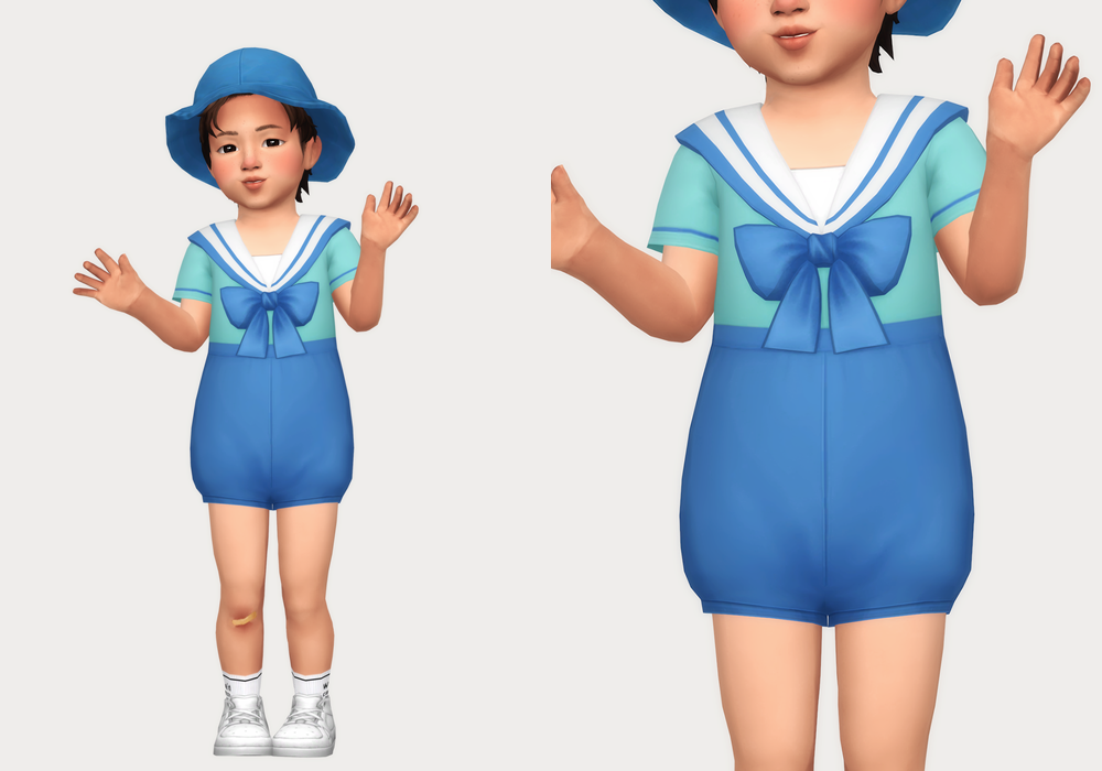 tenue de marin pour bambins