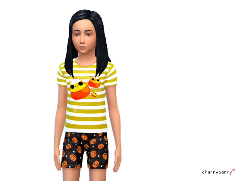 Chemises Halloween Sims 4 CC
