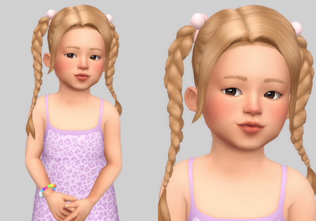 SIMS 4 TODDLER HAIR CC