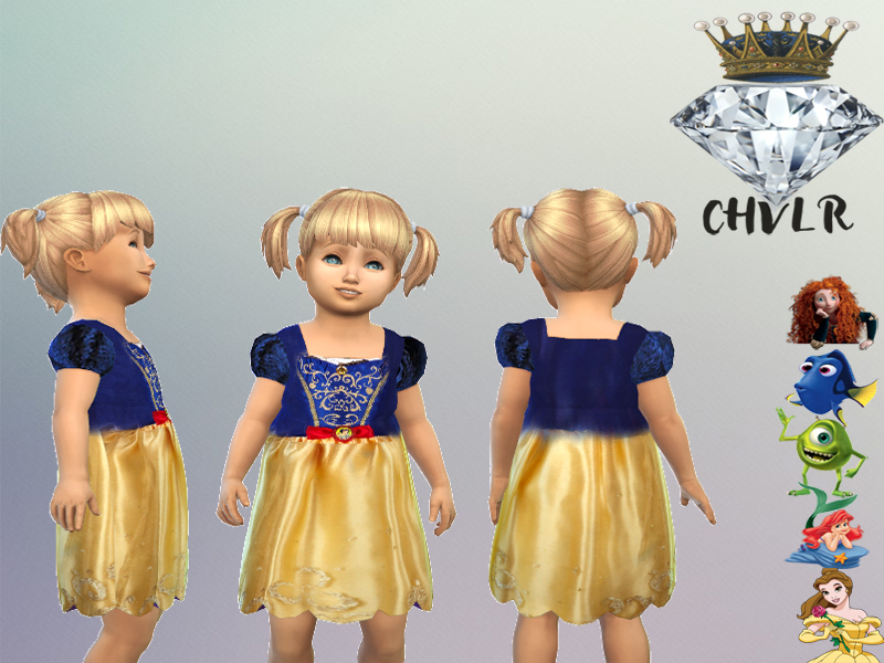 costume de Blanche-Neige