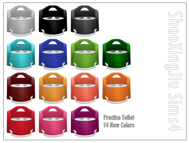 diverses toilettes de couleur