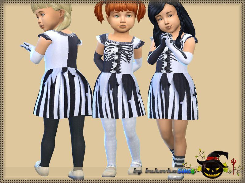 costumes Sims 4 CC pour tout-petits