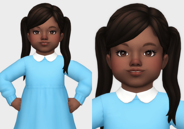 CC CHEVEUX SIMS 4 POUR TOUT-PETITS