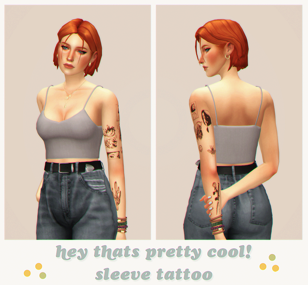 tatouages de bras sims 4