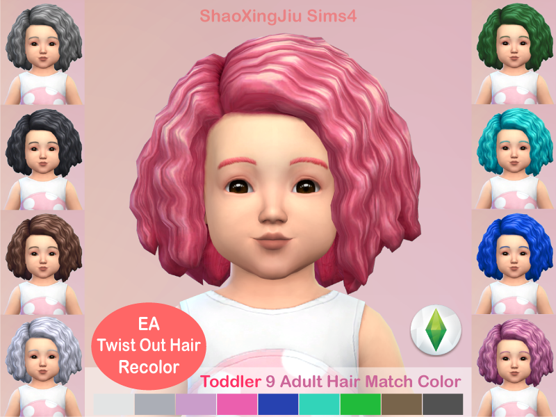sims 4 curly toddler hair cc