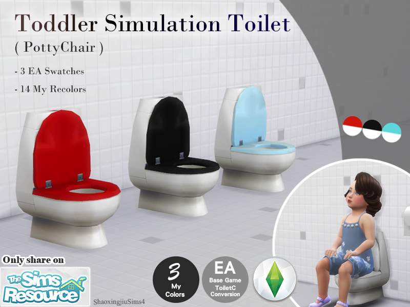 toilette de simulation pour tout-petits sims 4 cc pour tout-petits