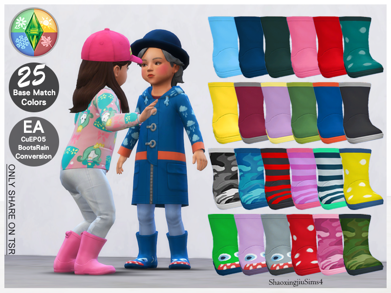 CC de bottes de pluie pour bambin