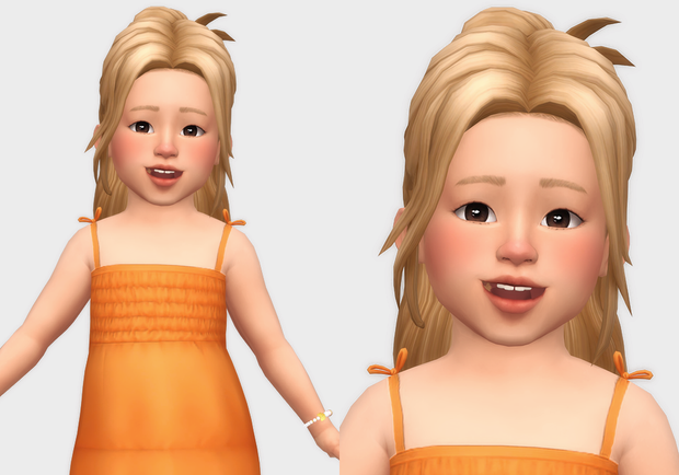TODDLER CC GROWN UP HAIR sooa hair