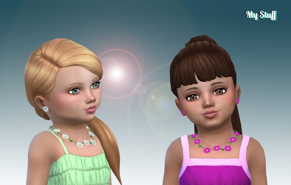 SIMS 4 BOUCLES D'OREILLES POUR TOUT-PETITS