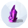 Une image du cristal d'améthyste de The Sims 4