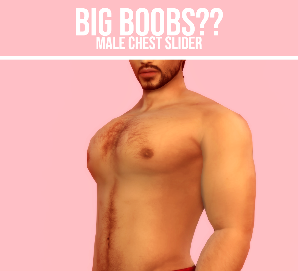 sliders de poitrine masculine