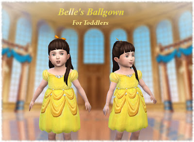 COSTUME DE PRINCESSE SIMS 4