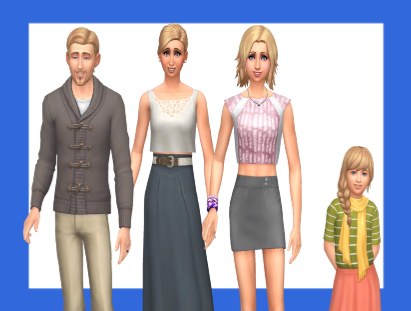 Une image du foyer Bjergsen qui vit à Windenburg dans Les Sims 4.