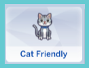 l'image du trait de terrain pour les chats du jeu Les Sims 4 Chats et Chiens