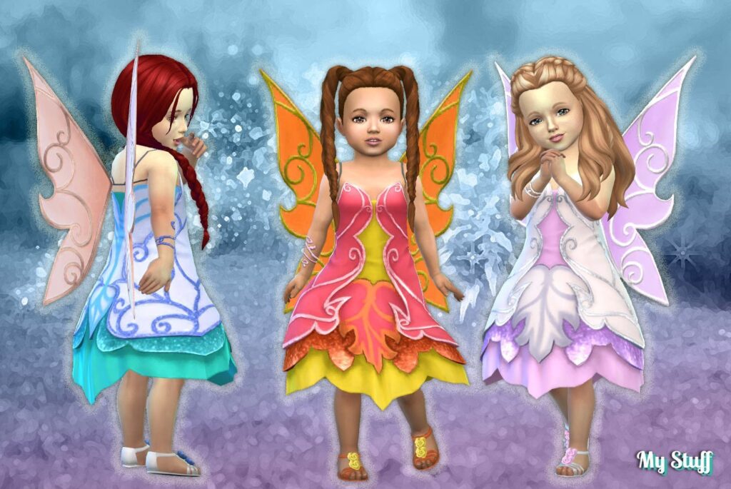 costume de fée sims 4