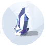 Une image du cristal de diamant de Les Sims 4