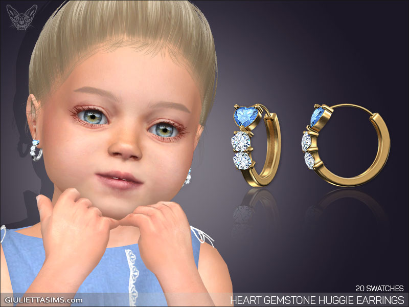 BOUCLES D'OREILLES HUGGIE POUR ENFANTS