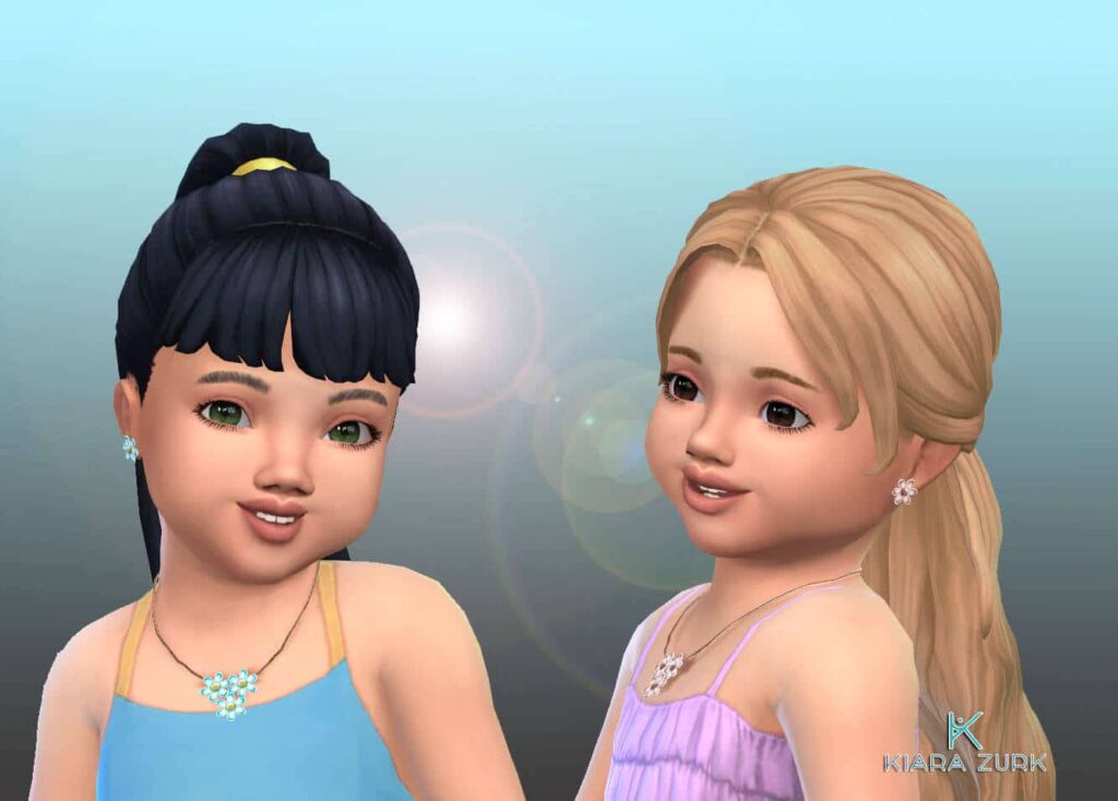 SIMS 4 TODDLER EARRING CC