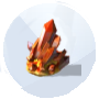 Une image du cristal d'opale de feu de Les Sims 4