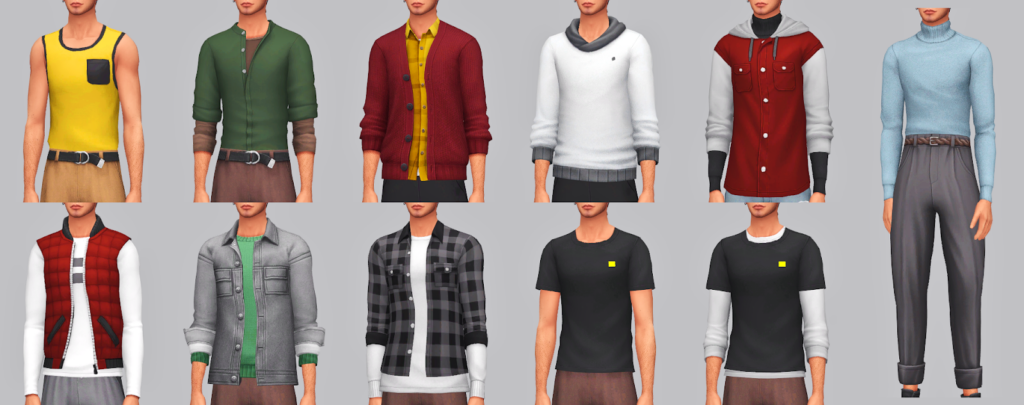 kit de mode masculine partie deux