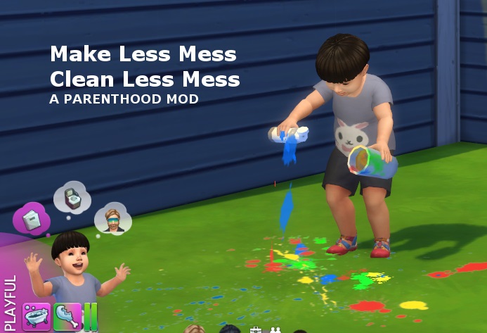 Les tout-petits dans les Sims 4 font moins de désordre avec ce mod