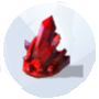 Une image du cristal de rubis provenant de Les Sims 4