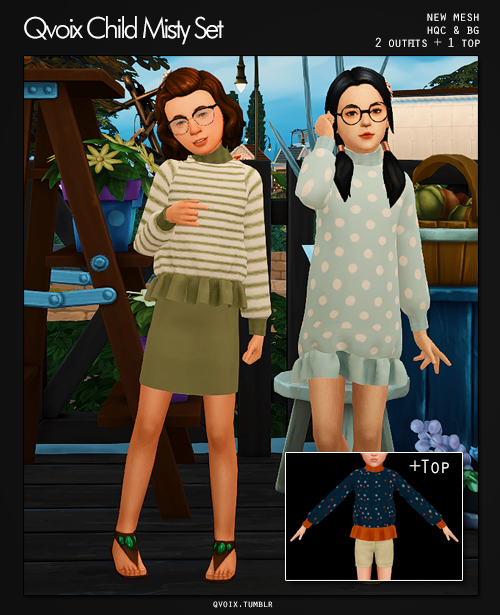 tenues enfants sims 4 cc
