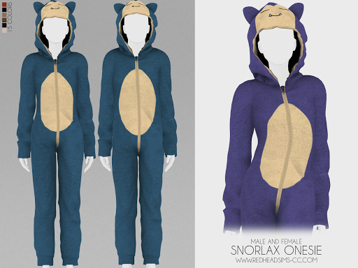 un pyjama Snorlax inspiré de Pokémon