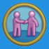 l'icône du badge de sociabilité pour le scoutisme dans les Sims 4 Saisons