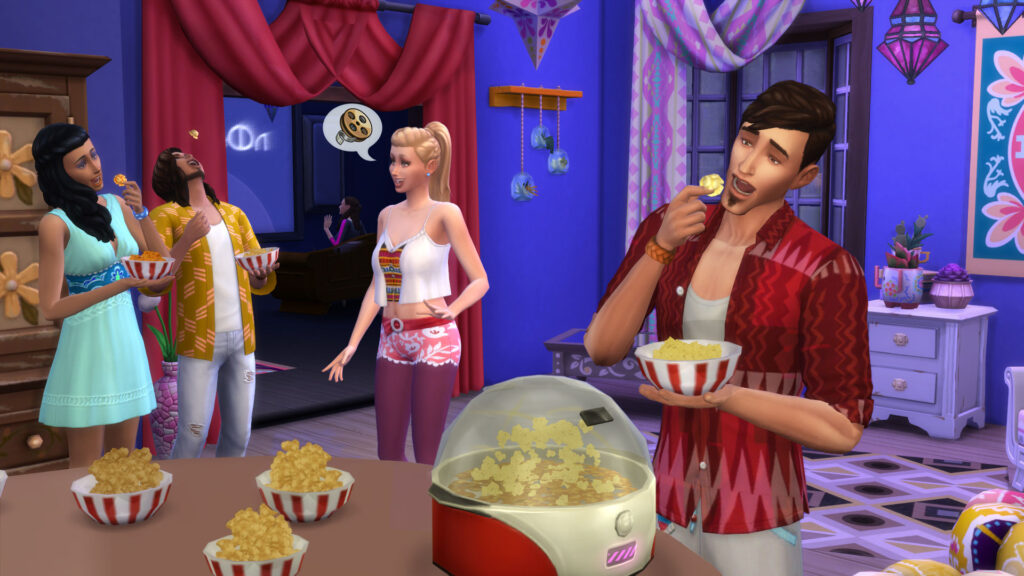The Sims 4: Movie Hangout Stuff