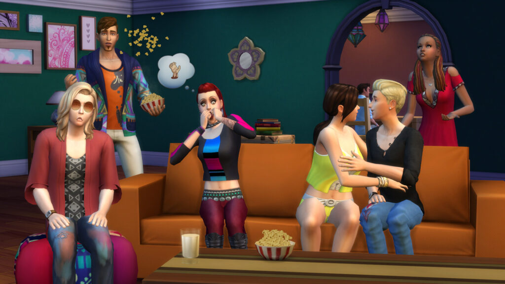 The Sims 4: Movie Hangout Stuff