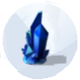 Une image du cristal de saphir de Les Sims 4