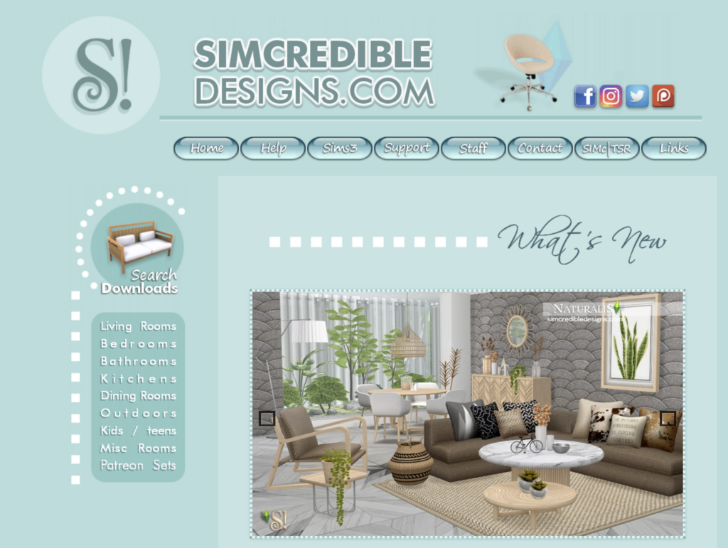 logo de simcredible designs