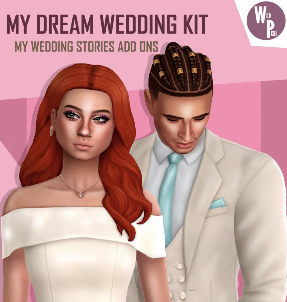 kit de mariage sims 4