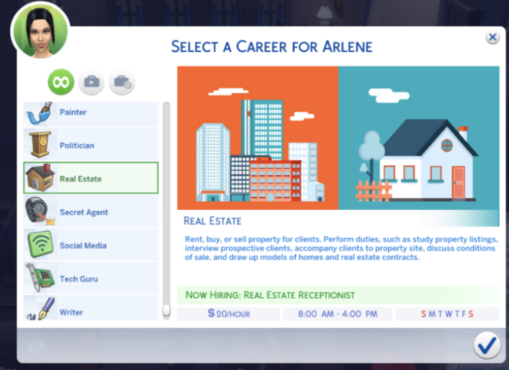 mods de carrière sims 4