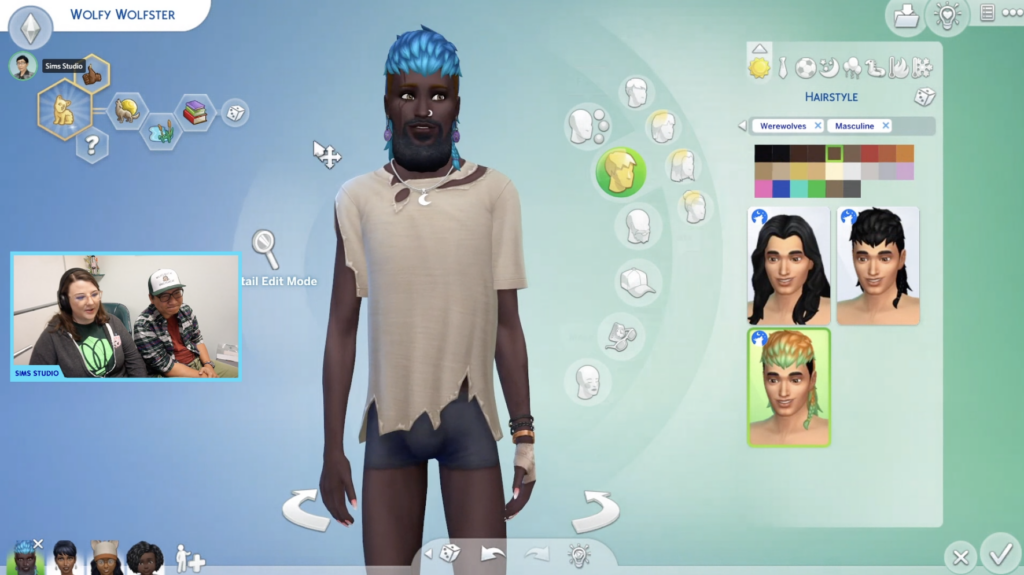 Sim en vêtements déchirés Sims 4