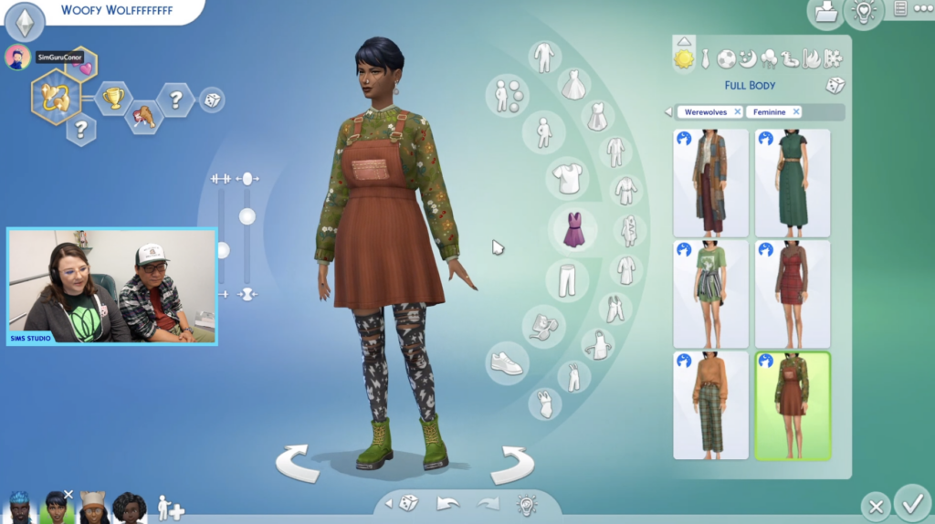 Sims 4 jolie robe dans les loups-garous