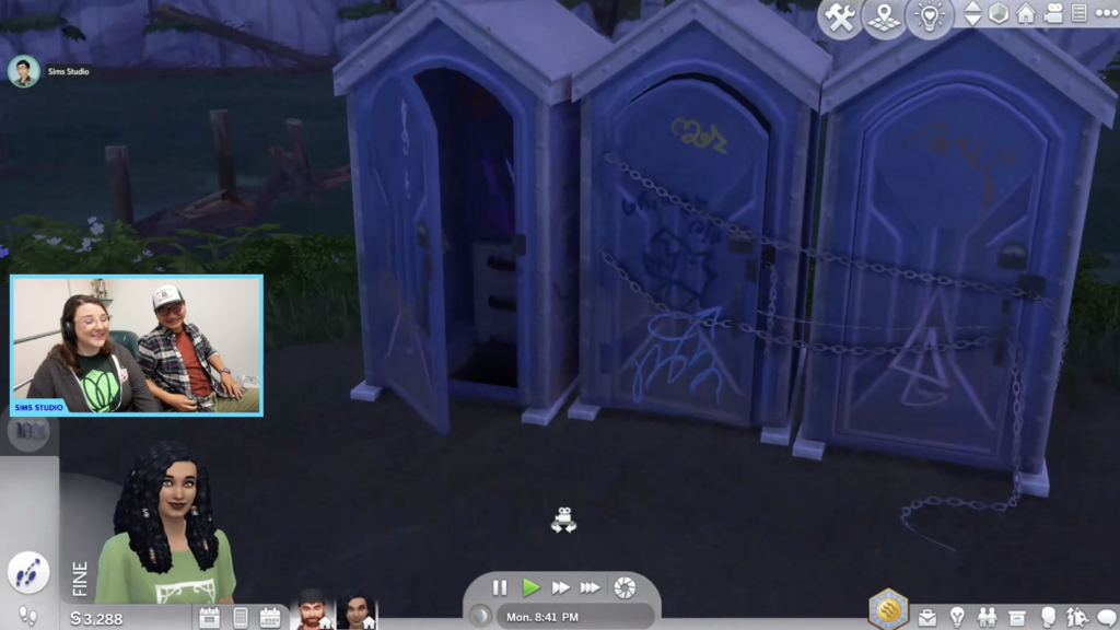 tunnels souterrains pour les loups-garous des Sims 4