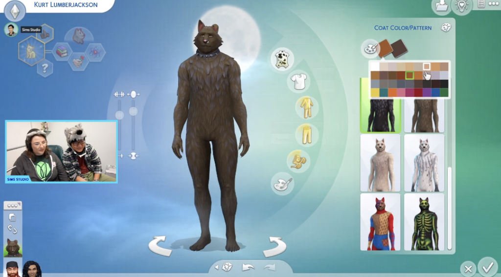 sims 4 werewolves livestream