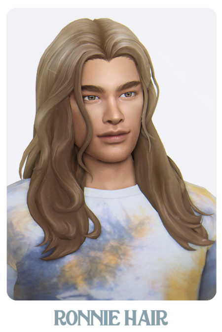 une sim avec une coiffure légèrement bouclée dans Les Sims 4