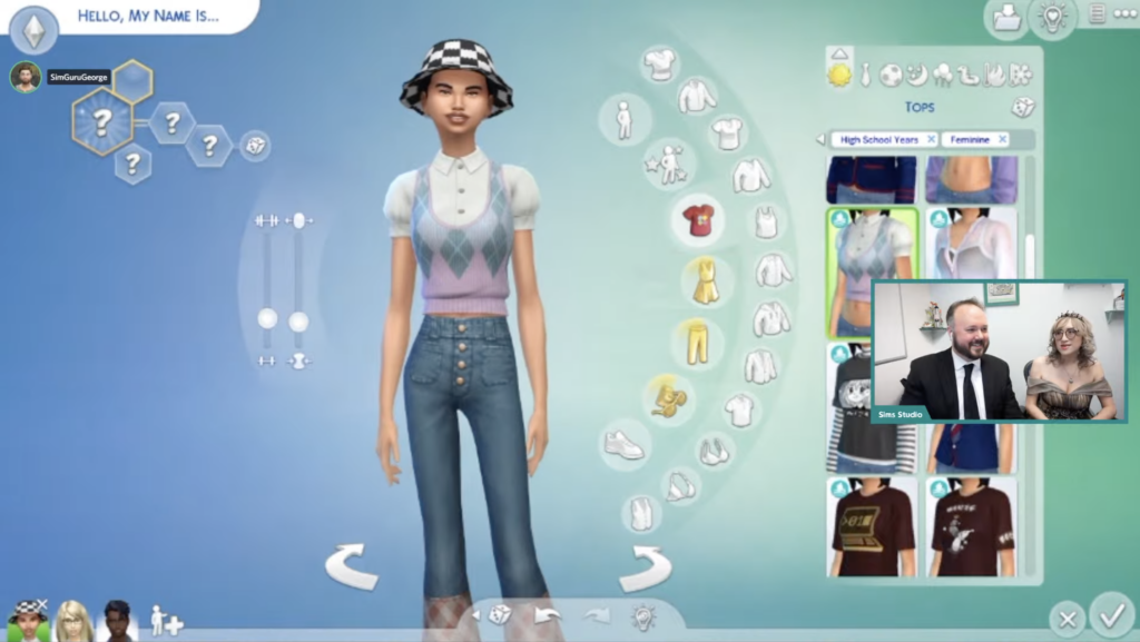 Aperçu du livestream Les années lycée de The Sims 4