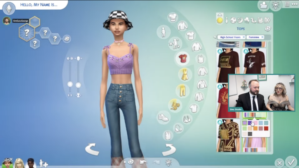 Aperçu du livestream Les années lycée de The Sims 4