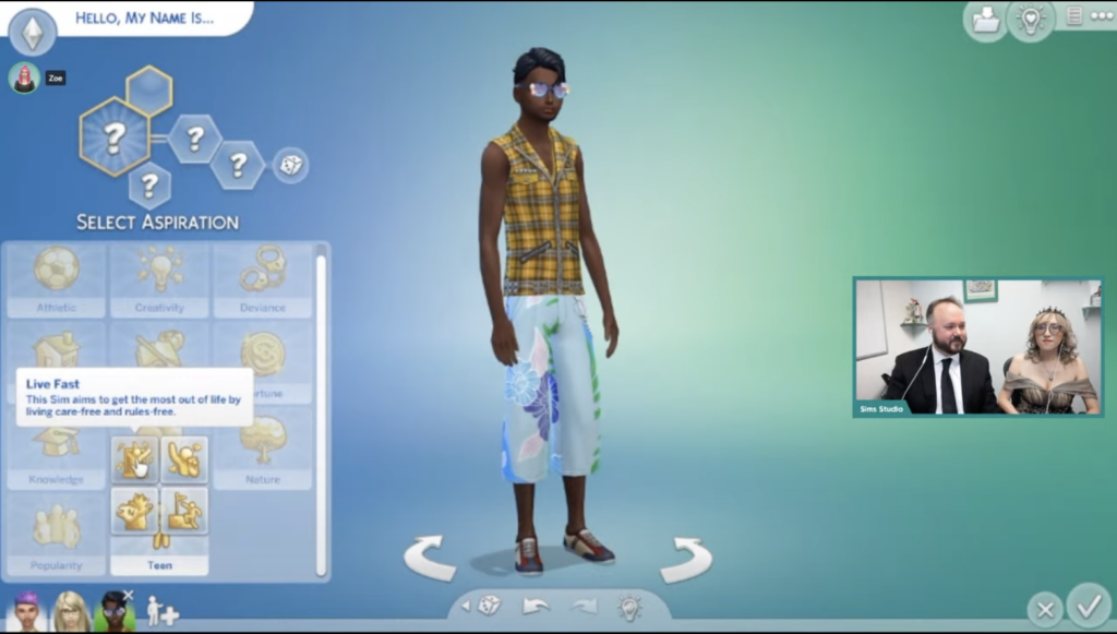 aspirations spécifiques aux adolescents arrivant dans Les Sims 4 avec les années lycée