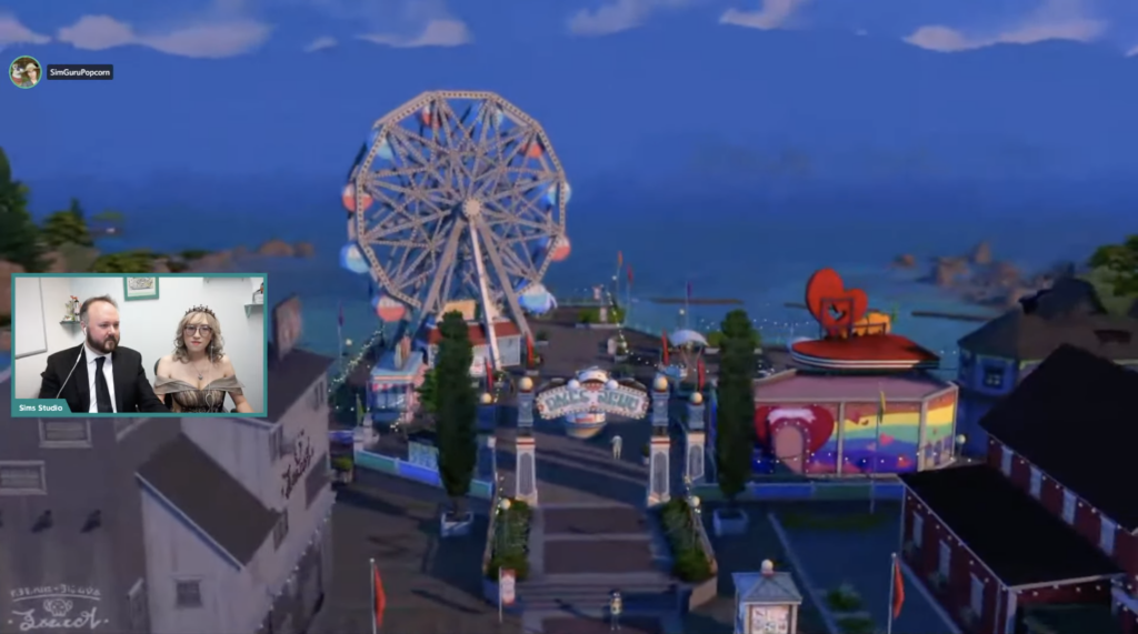 jetée de Plumbite avec grande roue et autres attractions