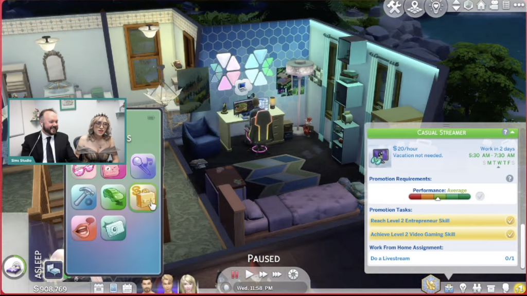Aperçu de la diffusion en direct des années de lycée de The Sims 4