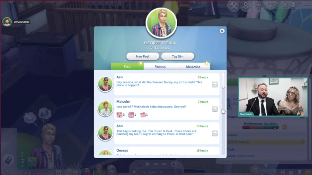 Aperçu de la diffusion en direct des années de lycée de The Sims 4