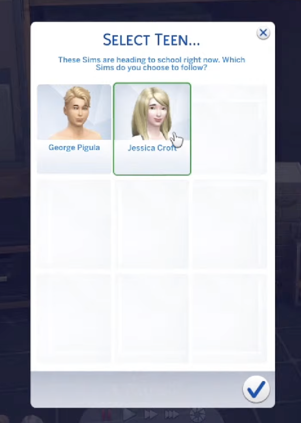 Aperçu du livestream des années de lycée de The Sims 4