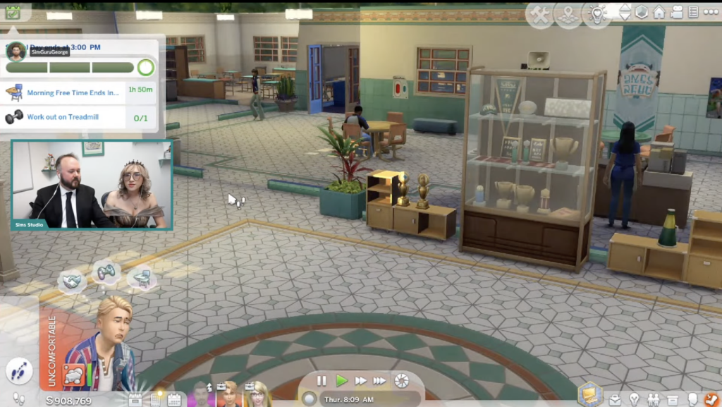 Aperçu du livestream des années de lycée de The Sims 4
