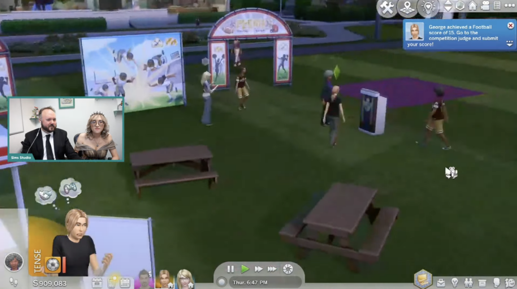 Aperçu du livestream des années lycée de Les Sims 4